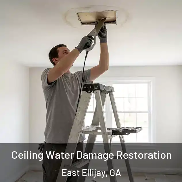  Ceiling Water Damage Restoration East Ellijay, GA