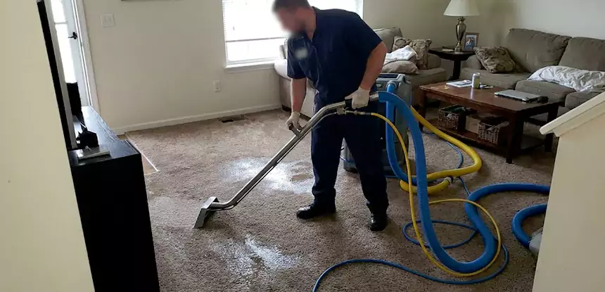 Flooded Basement Carpet Cleanup East Ellijay 