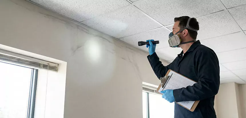 Ceiling Water Damage Inspection in East Ellijay