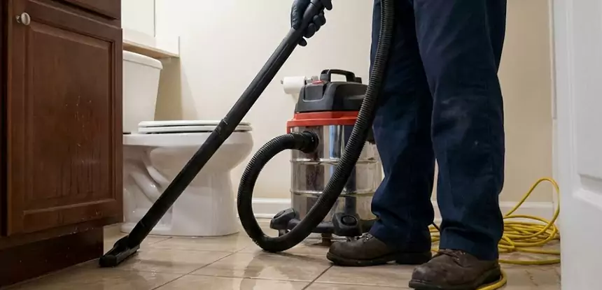 Fix Bathroom Floor Water Damage East Ellijay