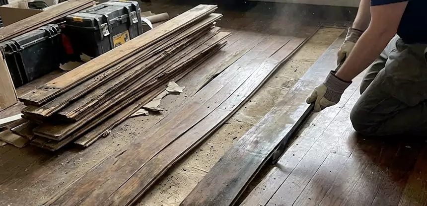 Wood Veneer Water Damage Repair East Ellijay